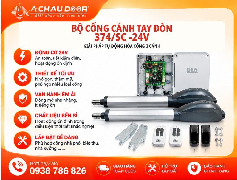 02 BO CONG CANH TAY DON 374SC 24V GIOI THIEU