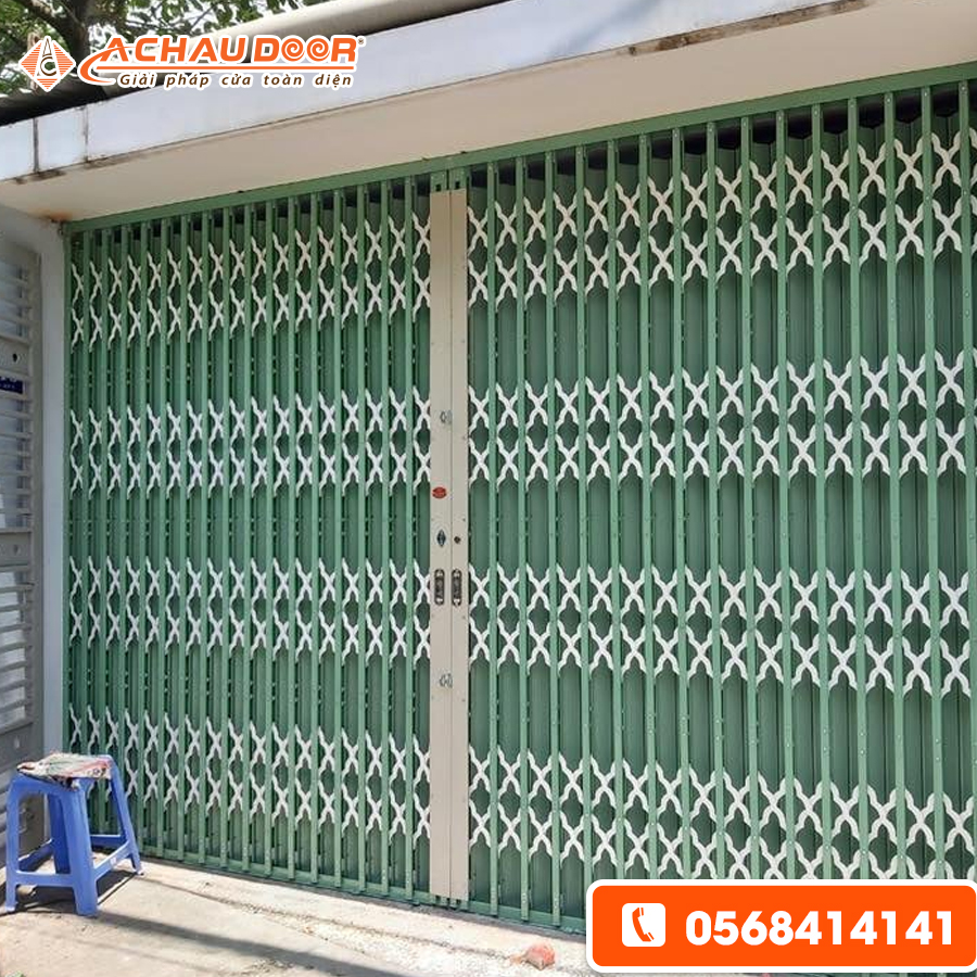 cửa sắt kéo có lá Đài Loan U 1.2 ly