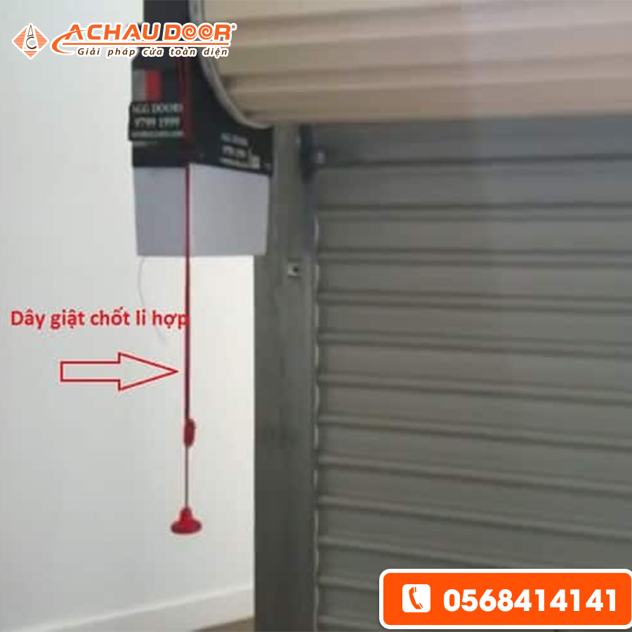 Cách đóng mở cửa cuốn khi mất điện