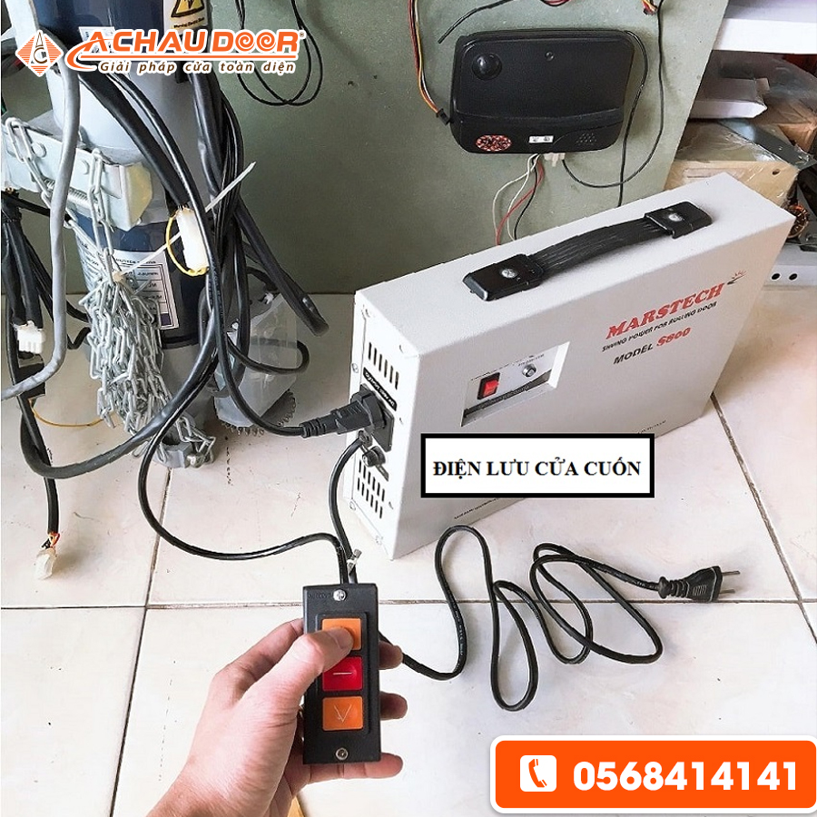 Cách đóng mở cửa cuốn khi mất điện