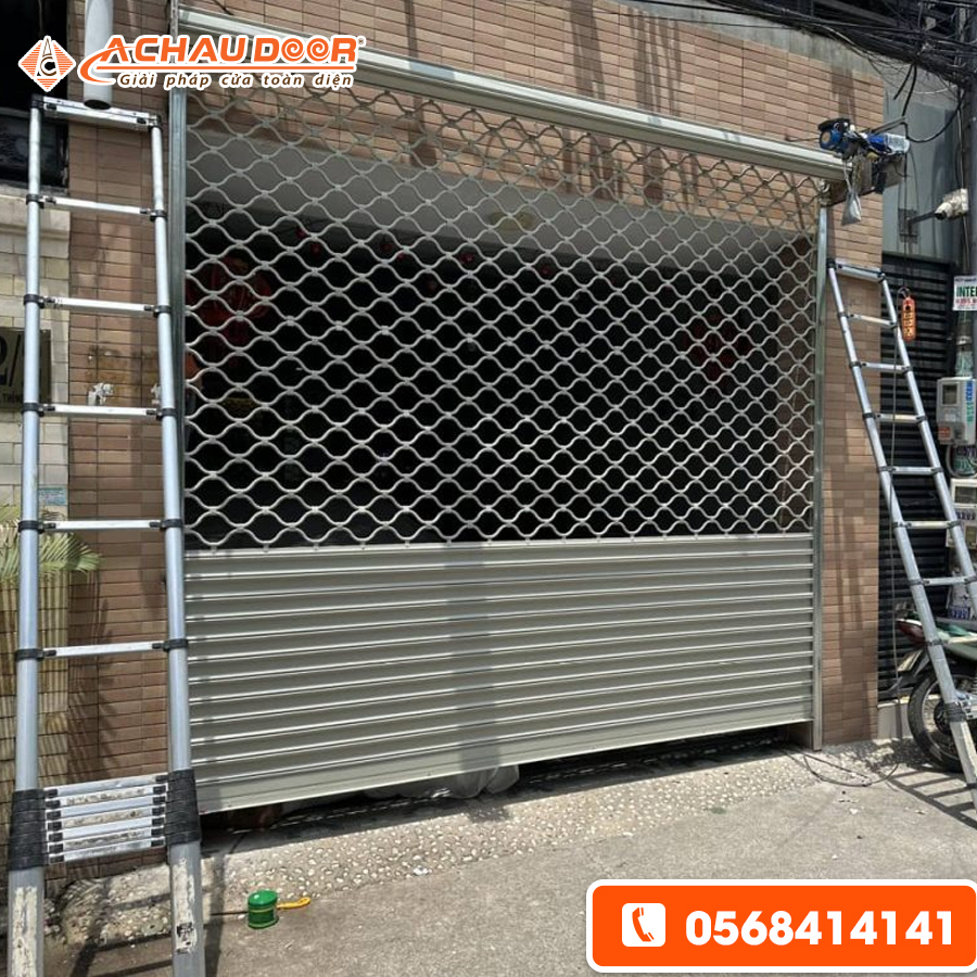 Cửa Cuốn Inox Lưới Mắc Võng 8 Cửa Cuốn Inox Lưới Mắc Võng