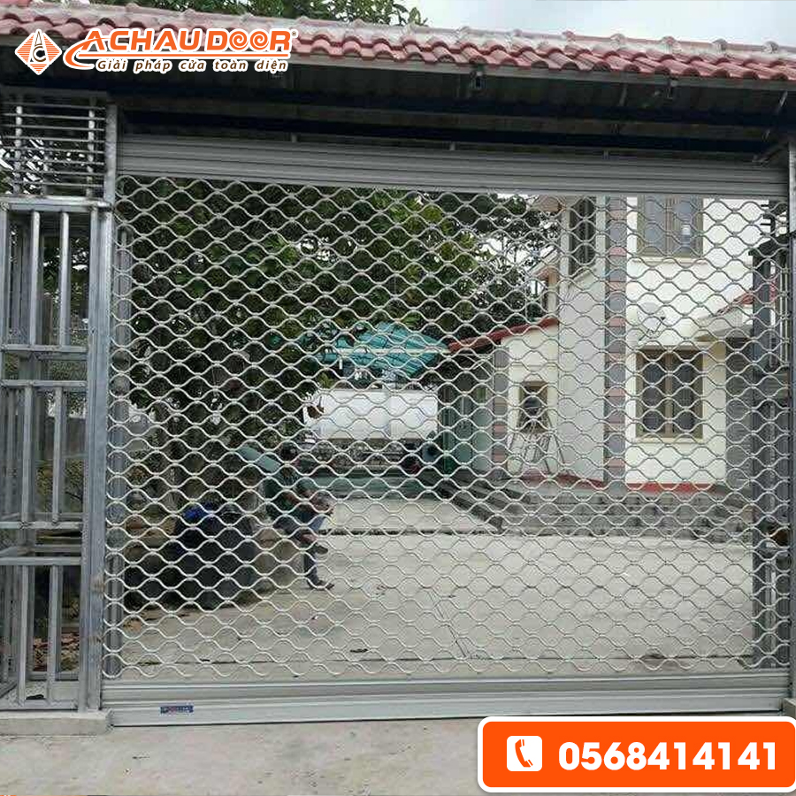 Cửa Cuốn Inox Lưới Mắc Võng 5 Cửa Cuốn Inox Lưới Mắc Võng