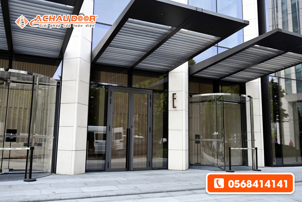 Cửa Đi Mở Quay 4 Cánh Nhôm Xingfa