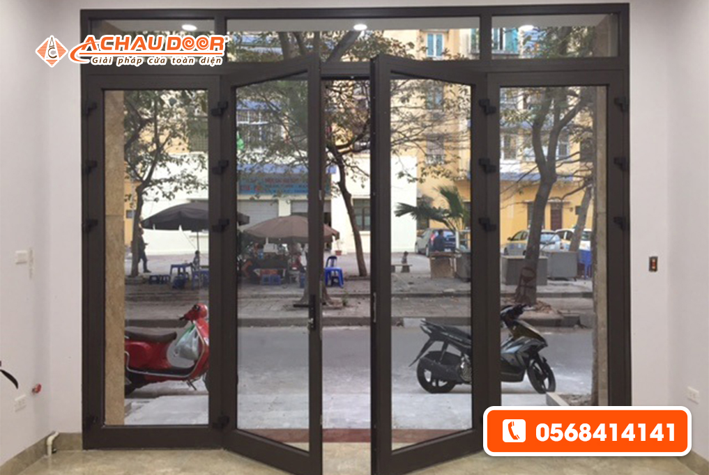 Cửa Đi Mở Quay 4 Cánh Nhôm Xingfa
