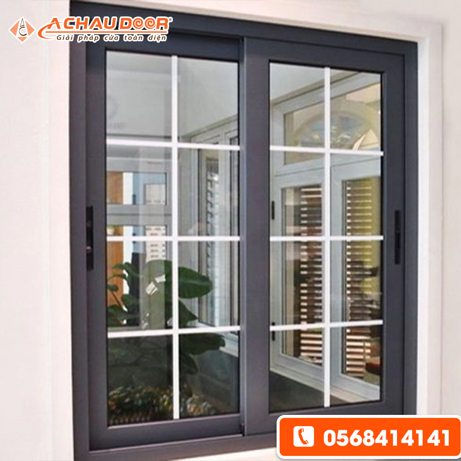 Cửa Sổ Mở Trượt 2 Cánh Nhôm Xingfa