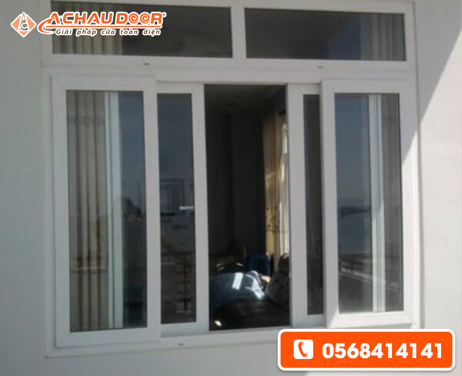 Cửa Sổ Mở Trượt 4 Cánh Nhôm Xingfa