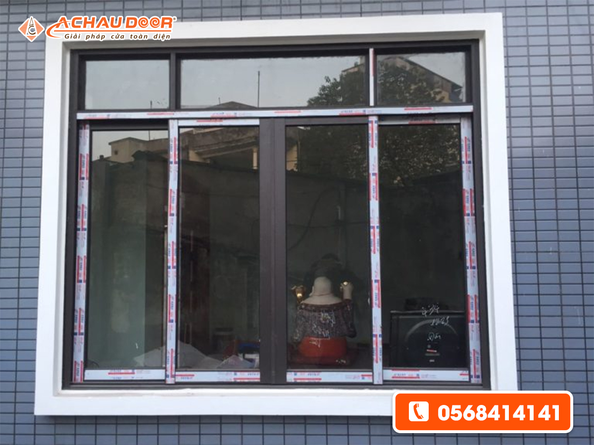 Cửa Sổ Mở Trượt 4 Cánh Nhôm Xingfa