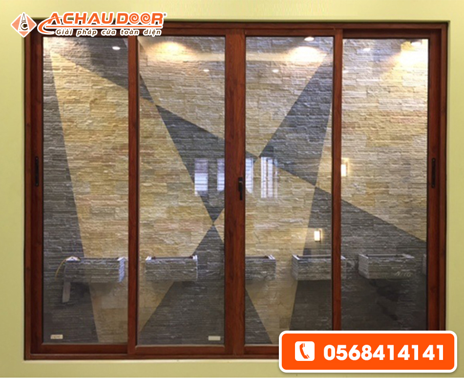 Cửa Sổ Mở Trượt 4 Cánh Nhôm Xingfa