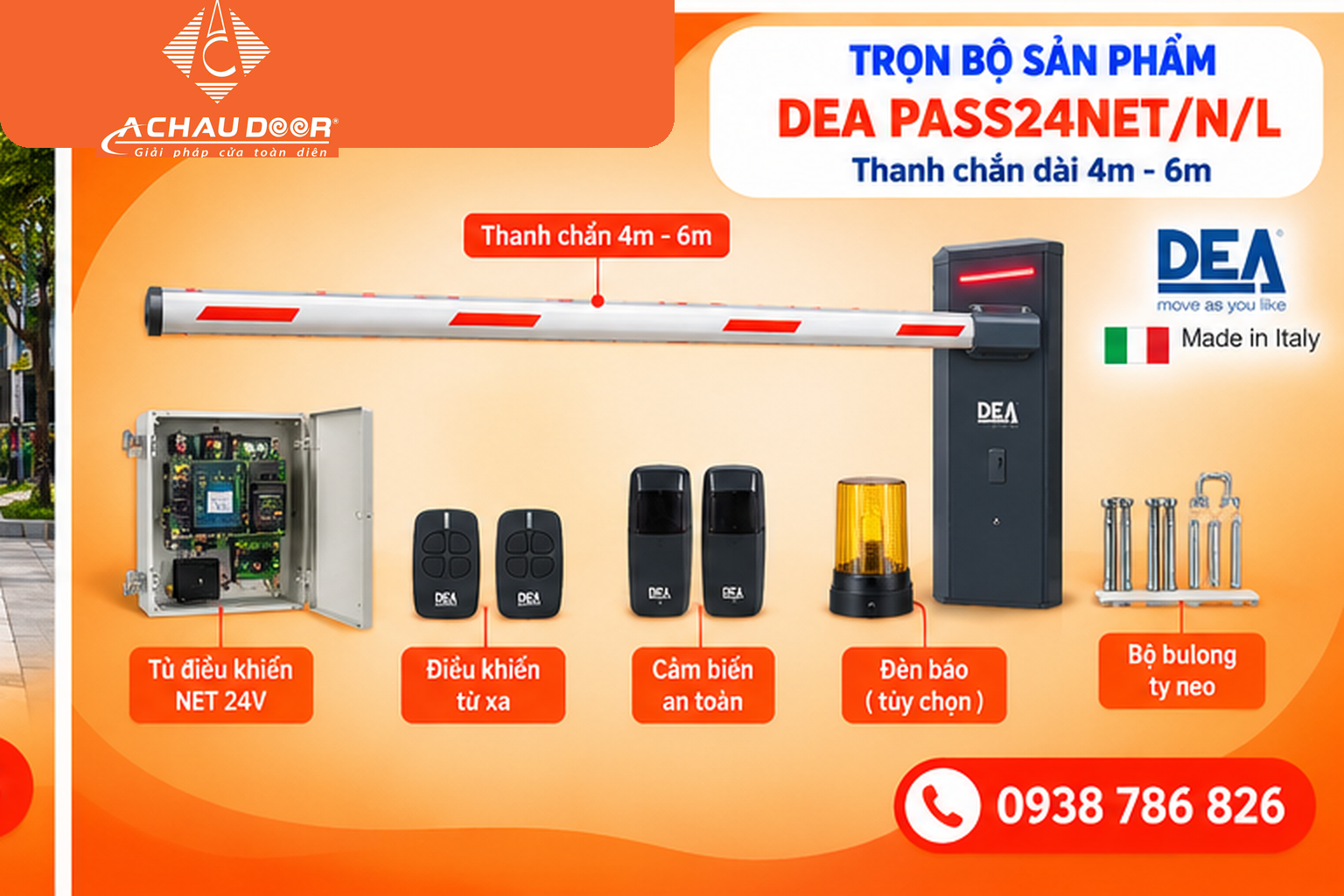 DEA PASS24NET N L 04 Tron bo phu kien
