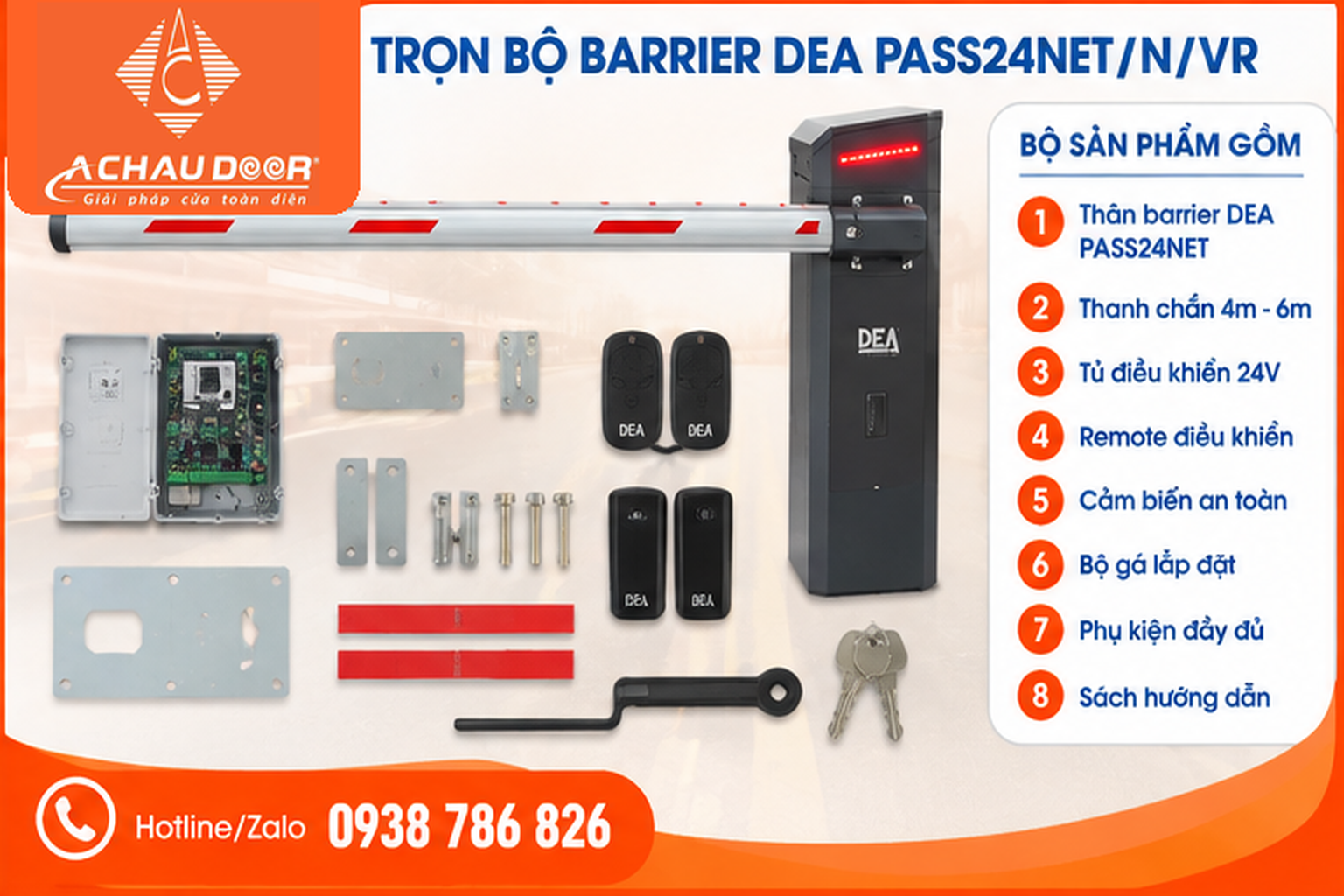 DEA PASS24NET N VR 4m 6m 04 tron bo phu kien
