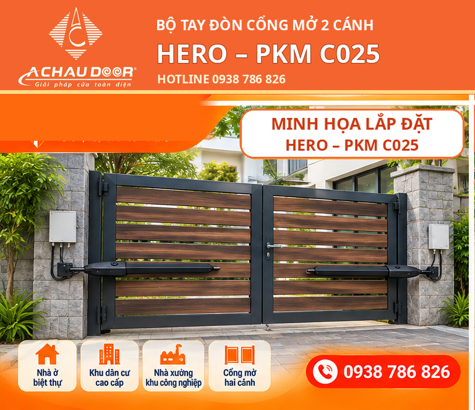 HERO PKM C025 03 Lap dat minh hoa Logo Goc