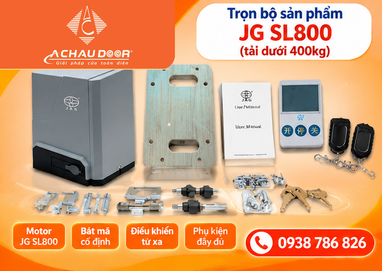 JG SL800 04 Tron bo phu kien