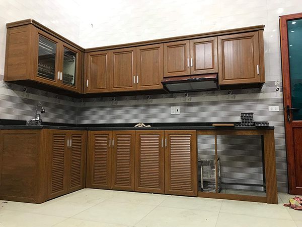 Tủ bếp nhôm Omega
