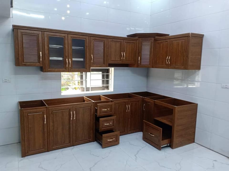 Tủ bếp nhôm Omega