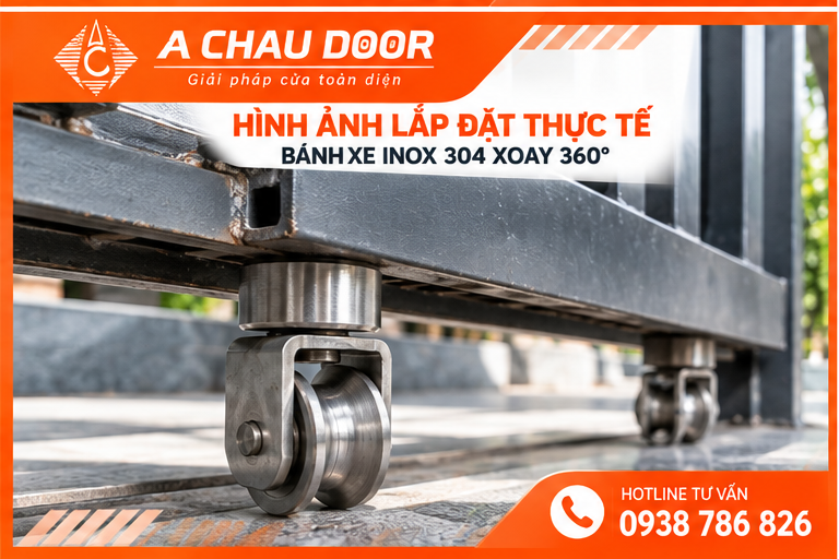 banh xe inox 304 xoay 3