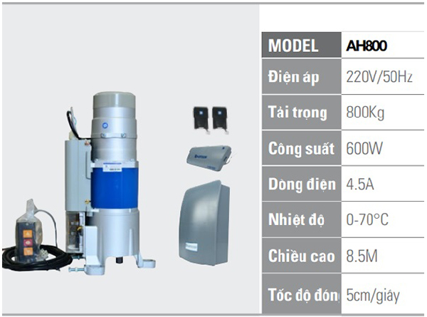 bộ tời cửa cuốn