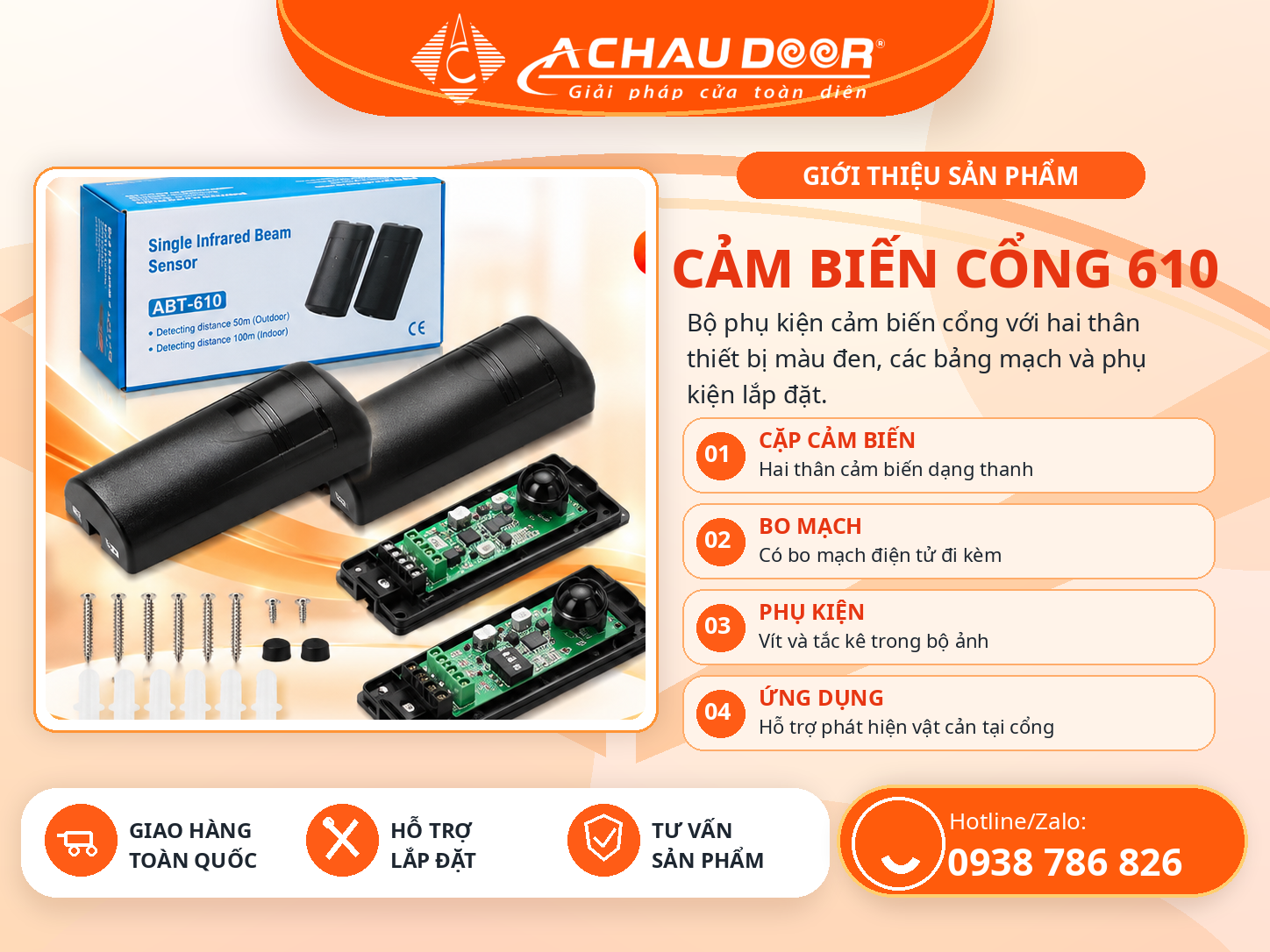 cam bien 610