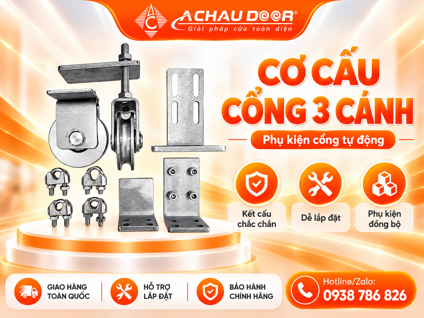 co cau cong 3 canh