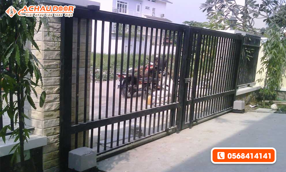 cửa cổng trượt ngang