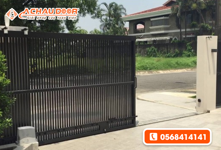 cửa cổng trượt ngang