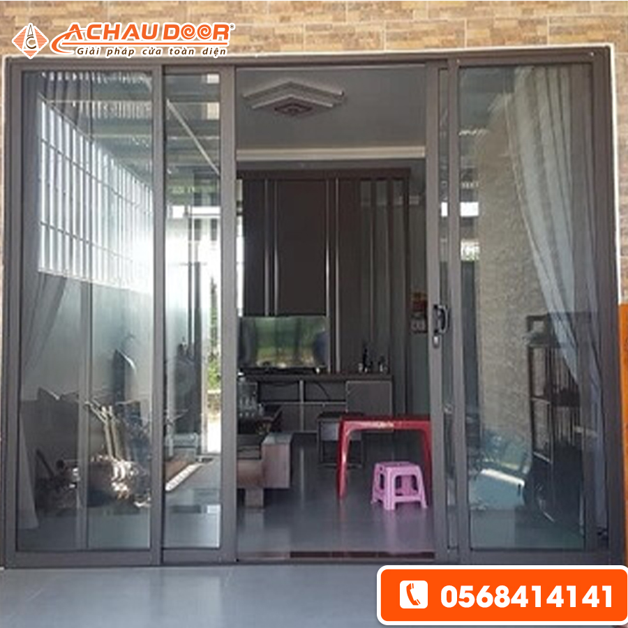 cửa đi mở trượt 4 cánh
