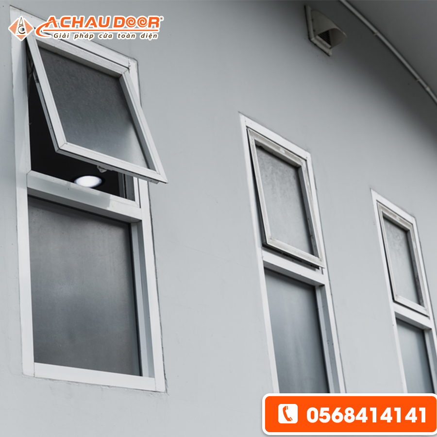 Cửa Sổ Mở Hất 1 Cánh Nhôm Xingfa 4 Cửa Sổ Mở Hất 1 Cánh Nhôm Xingfa