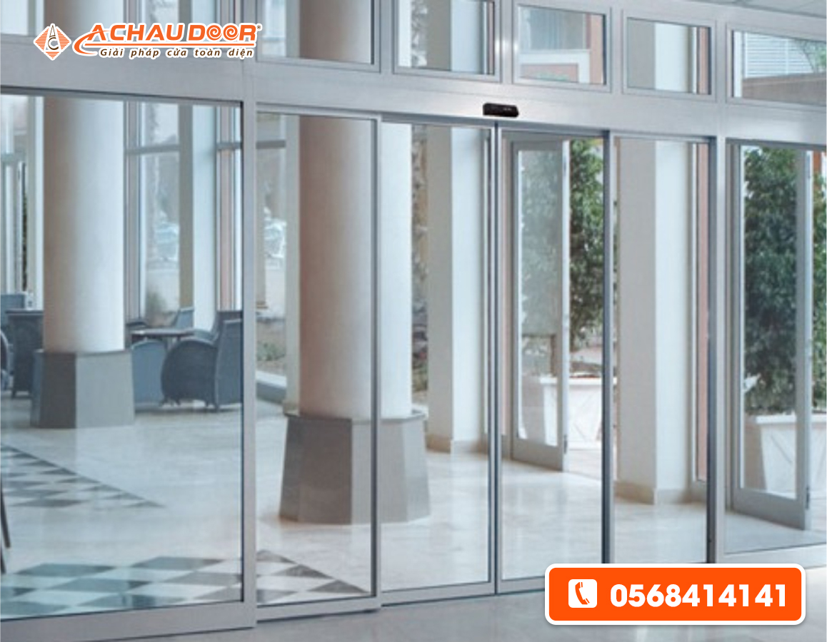 cửa trượt xếp lớp tự động