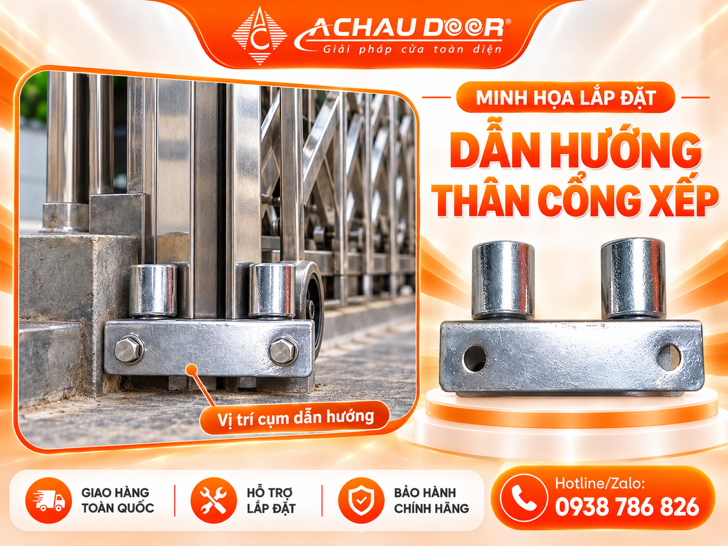 Dẫn Hướng Thân Cổng Xếp 3 dan huong than cong xep 1