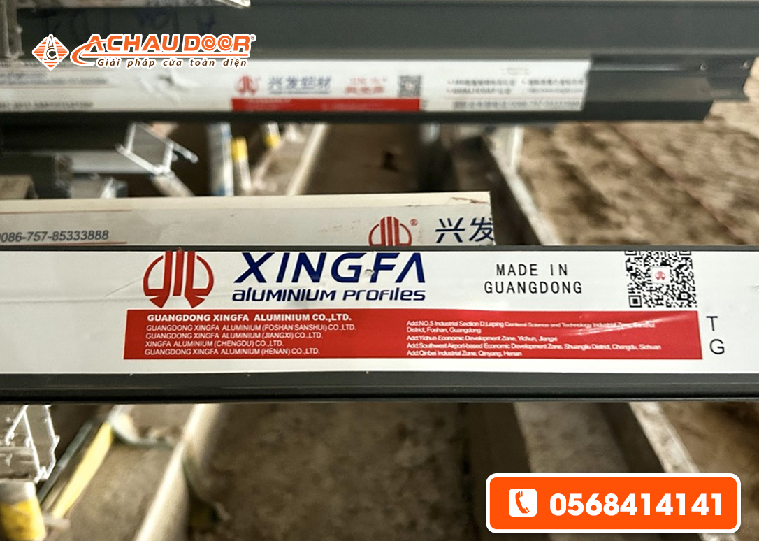 độ dày nhôm xingfa quảng đông 