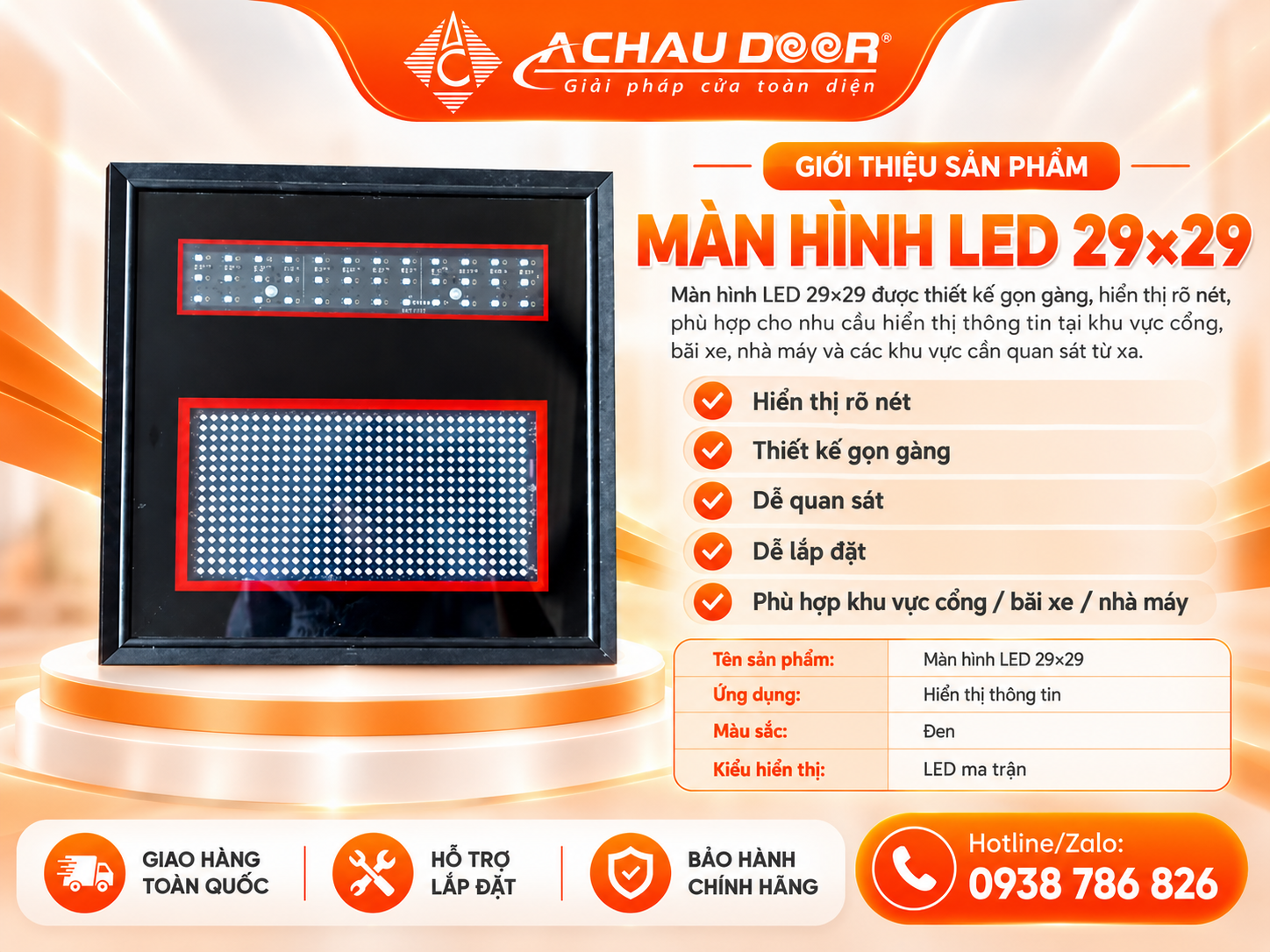 led chay chu 1