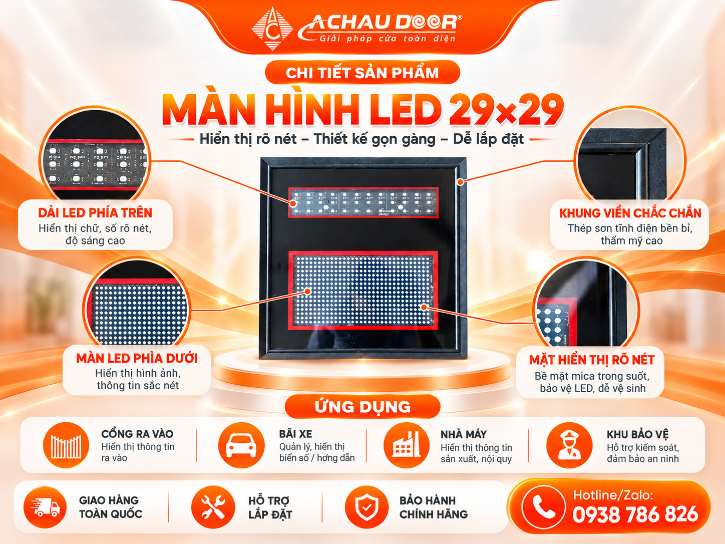 led chay chu 3