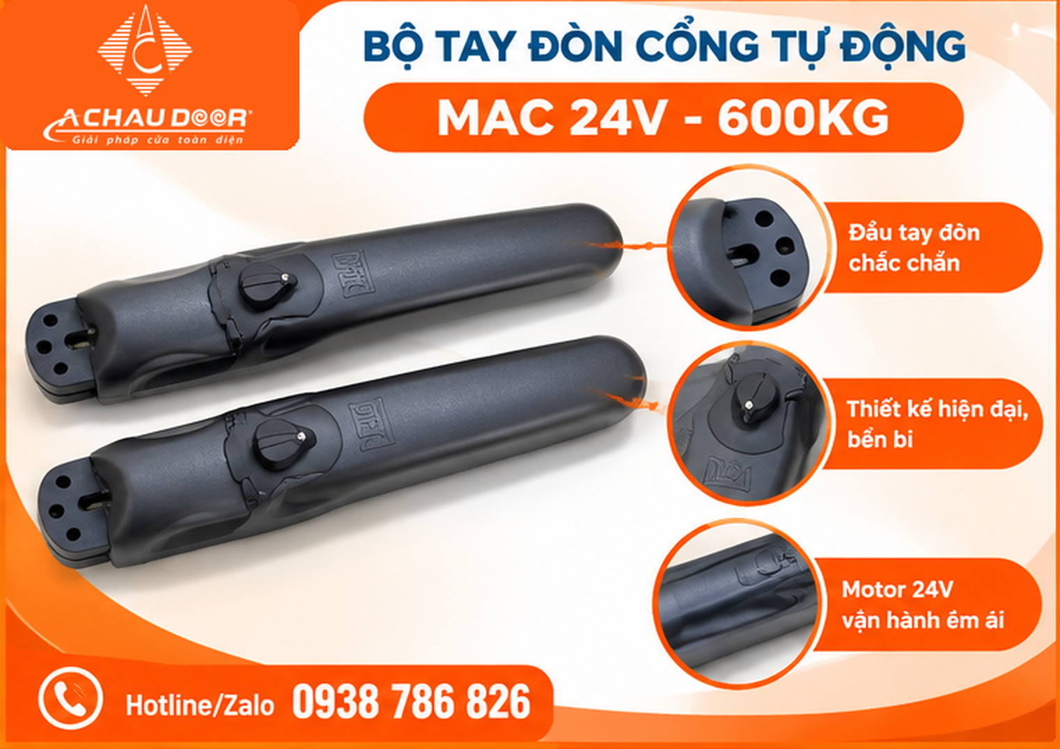 Motor Cổng Tay Đòn DEA MAC 24V 2 mac 24v 1