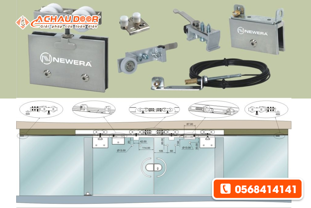 phụ kiện cửa tự động