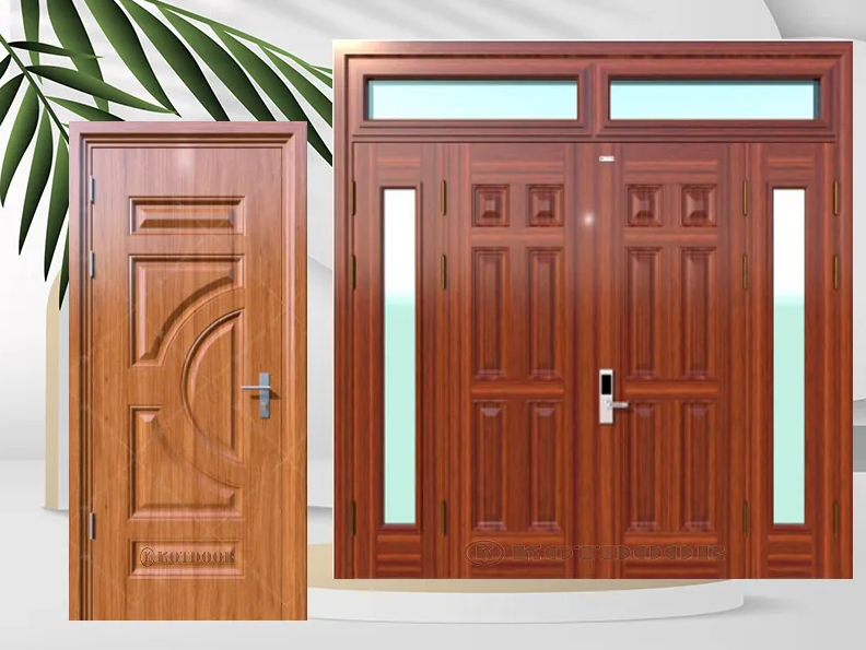 so sánh cửa thép vân gỗ và cửa nhôm xingfa