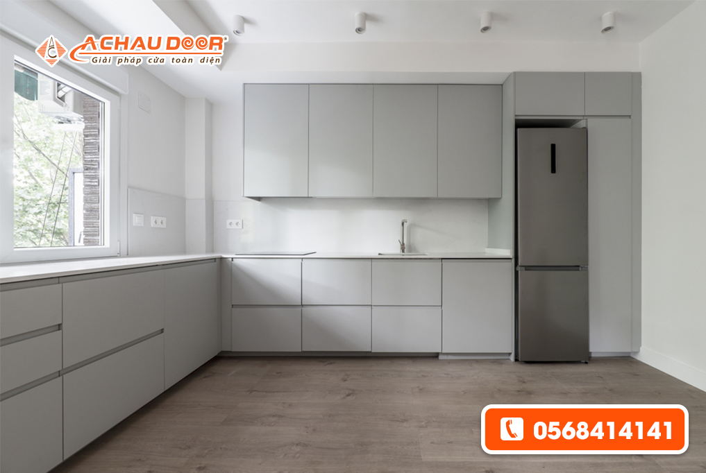 Báo giá các loại tủ bếp nhôm xingfa chất lượng tốt tại TPHCM 1 tủ bếp nhôm xingfa