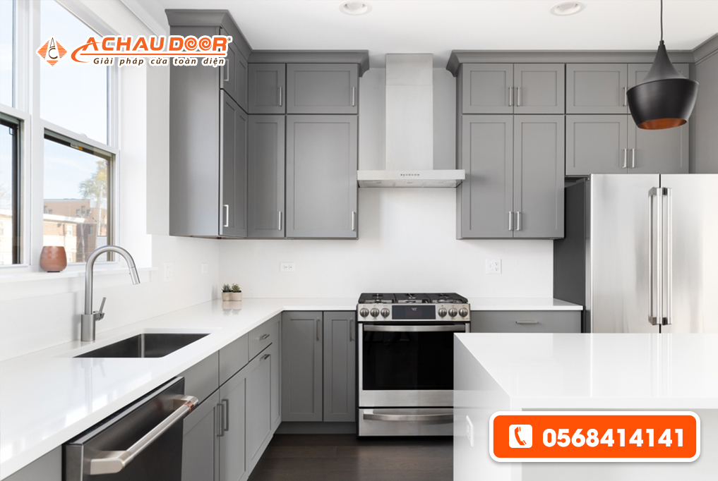 Báo giá các loại tủ bếp nhôm xingfa chất lượng tốt tại TPHCM 4 tủ bếp nhôm xingfa