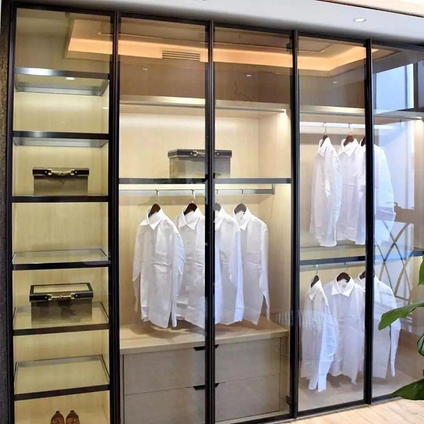 tủ quần áo cánh nhôm kính