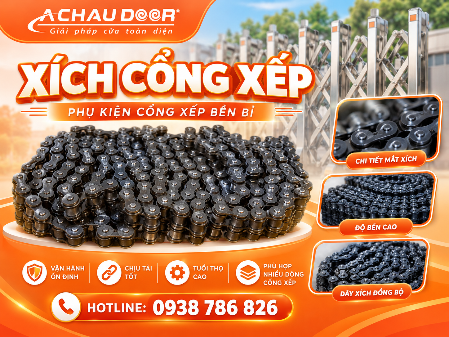 xich cong xep 3